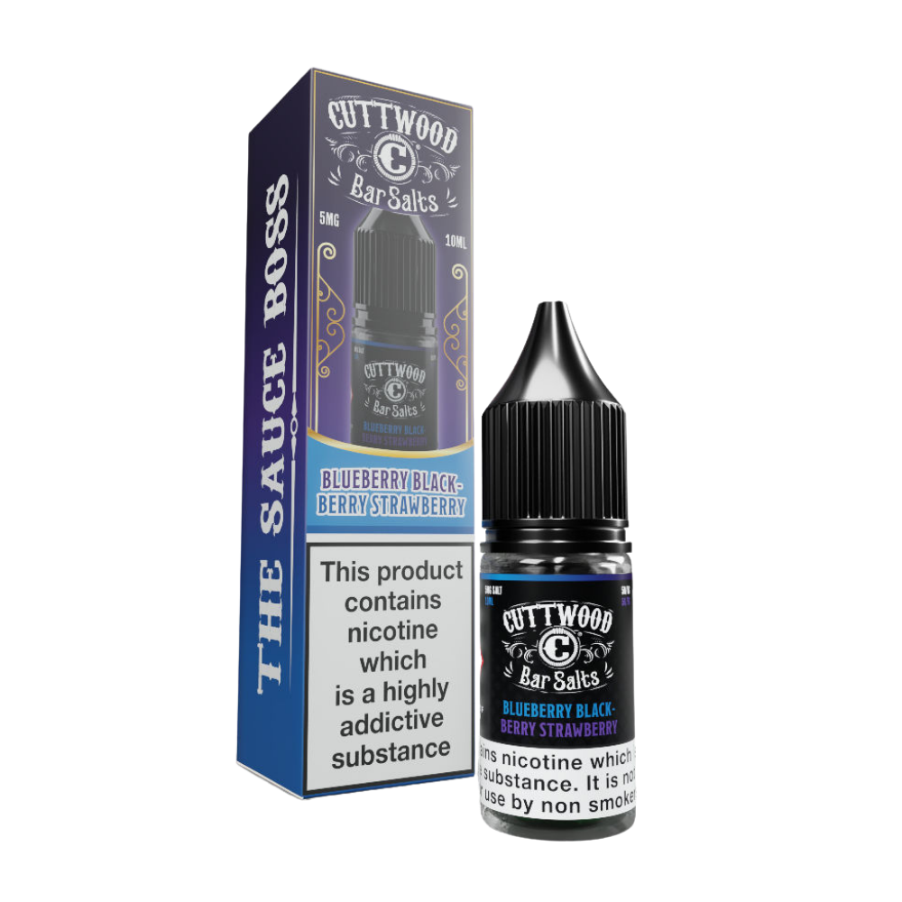 Cuttwood Bar Salts Blueberry Blackberry Strawberry 5mg
