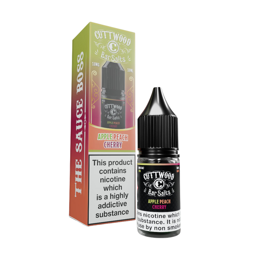 Cuttwood Bar Salts Apple Peach Cherry 10mg
