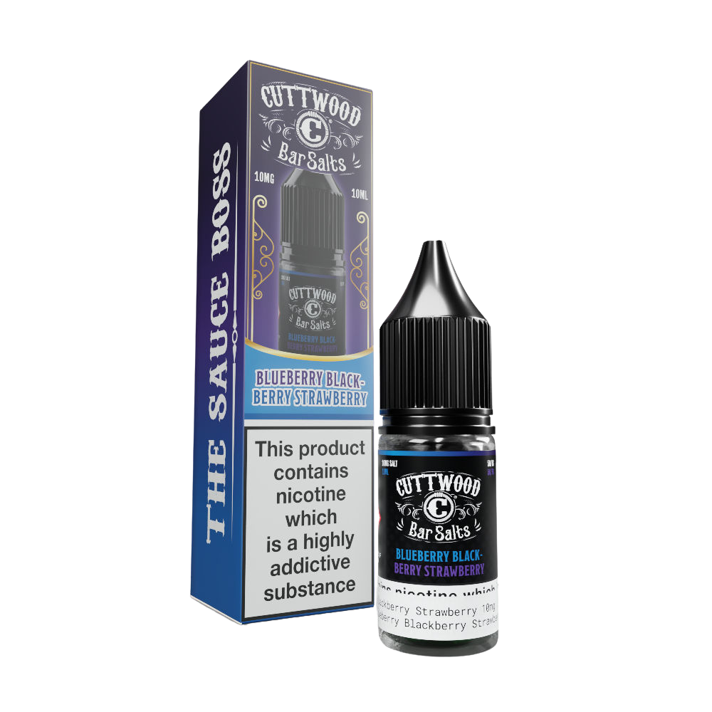 Cuttwood Bar Salts Blueberry Blackberry Strawberry 10mg