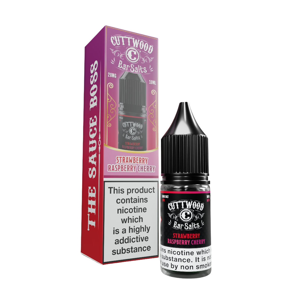 Cuttwood Bar Salts Strawberry Raspberry Cherry 20mg