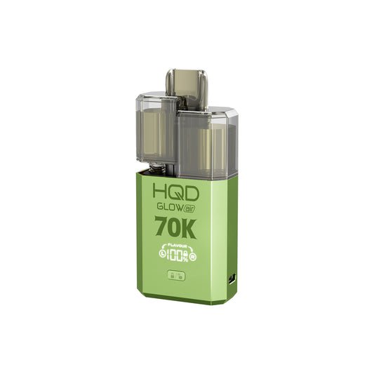 HQD Glow Air 70K Pod Kit | Fresh Mint & Lemon Lime