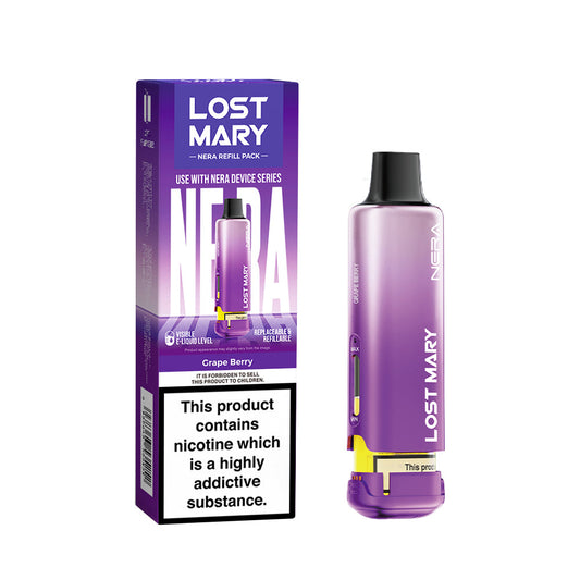 Lost Mary Nera 30K Pods | Grape Ice & Grape Berry | 20mg