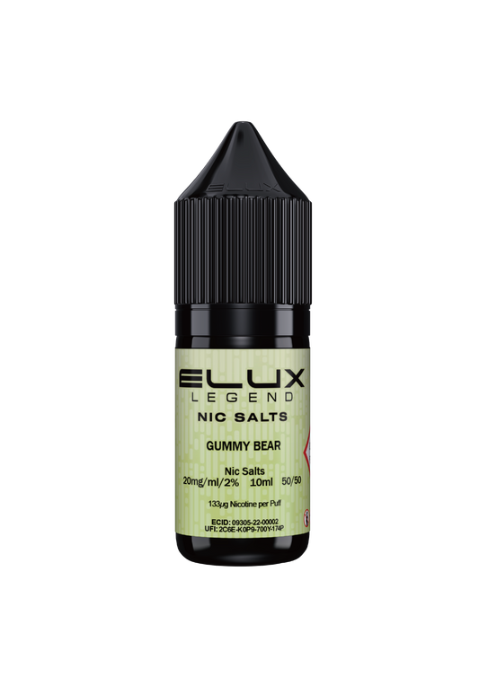 ELUX  Nic Salts  Gummy Bear  10ml  5mg