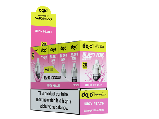 Dojo Blast 10K Refill Pods | Juicy Peach