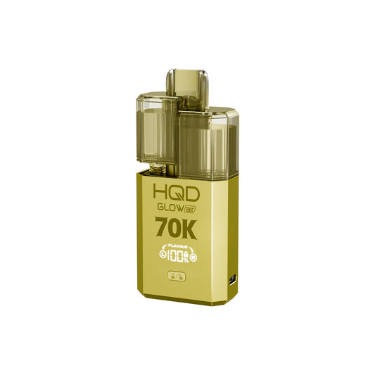 HQD Glow Air 70K Pod Kit | Juicy Peach & Peach Mango