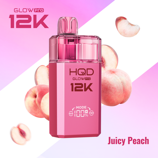 HQD Glow Pro 12K Refill Pods | Juicy Peach