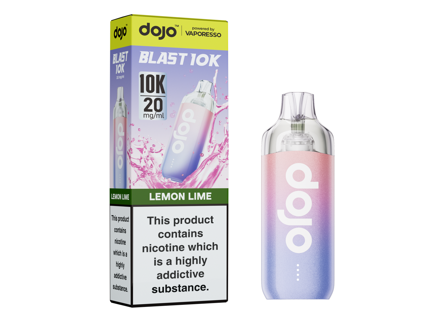 Dojo Blast 10K Pod Kit | Lemon Lime