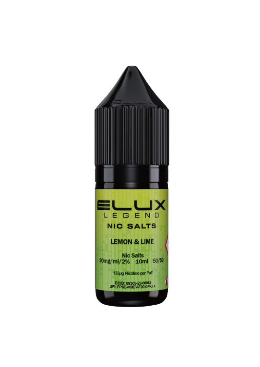 ELUX  Nic Salts  Lemon & Lime  10ml  5mg