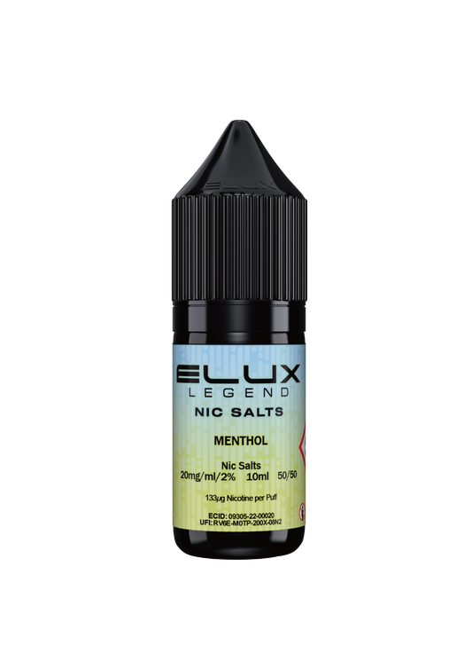 ELUX  Nic Salts  Menthol  10ml  5mg