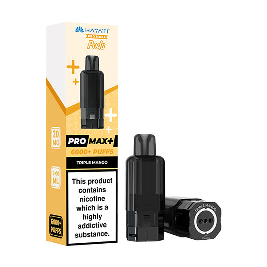 Hayati Pro Max Plus 6000 Refill Pods | Triple Mango