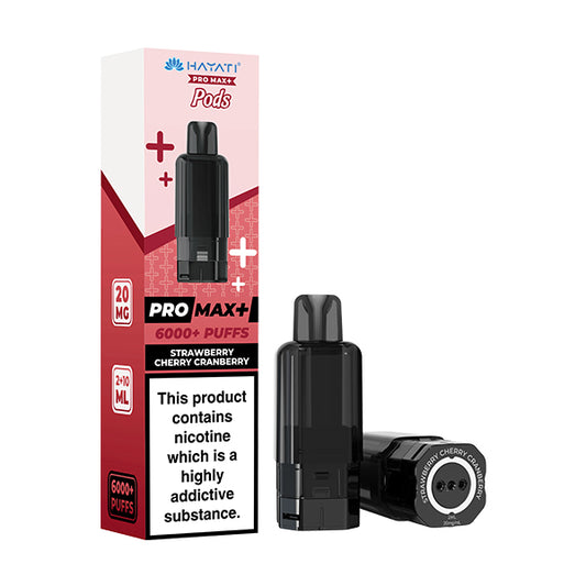 Hayati Pro Max Plus 6000 Refill Pods | Strawberry Cherry Cranberry