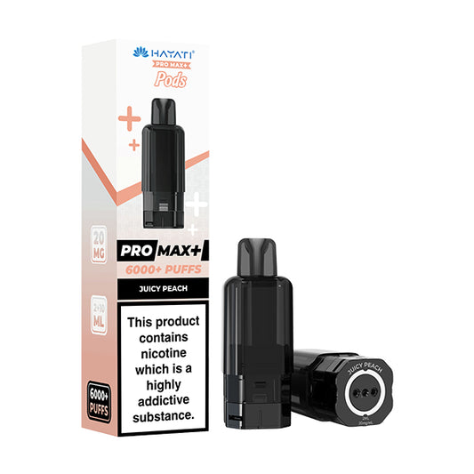 Hayati Pro Max Plus 6000 Refill Pods | Juicy Peach