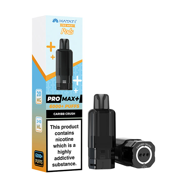 Hayati Pro Max Plus 6000 Refill Pods | Caribb Crush