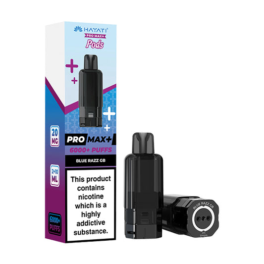 Hayati Pro Max Plus 6000 Refill Pods | Blue Razz GB