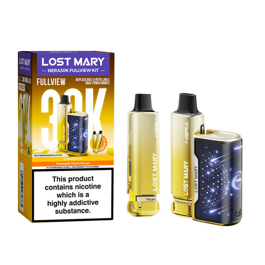 Lost Mary Nera 30K Pod Kit | Triple Mango & Mango Peach Papaya | 20mg