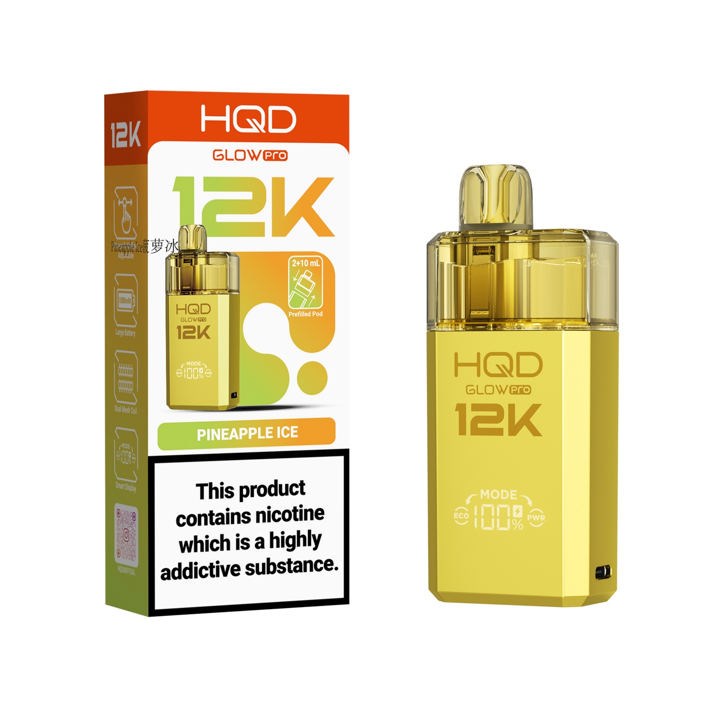 HQD Glow Pro 12K Pod Kit | Mr Blue