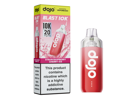 Dojo Blast 10K Pod Kit | Straw Raspberry Cherry Ice