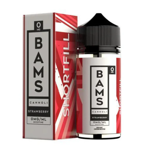BAMS Cannoli Strawbberry 100ml Shortfill
