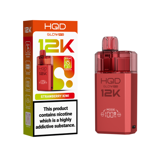 HQD Glow Pro 12K Pod Kit | Juicy Peach