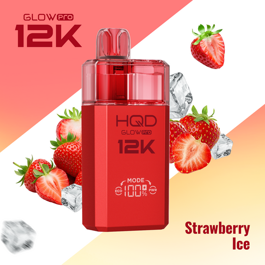 HQD Glow Pro 12K Refill Pods | Strawberry Ice