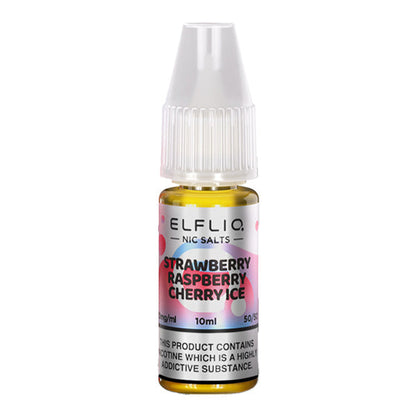 Elfliq Strawberry raspberry cherry Ice 10ml Nic Salt