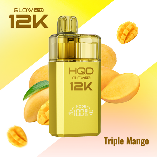 HQD Glow Pro 12K Refill Pods | Triple Mango