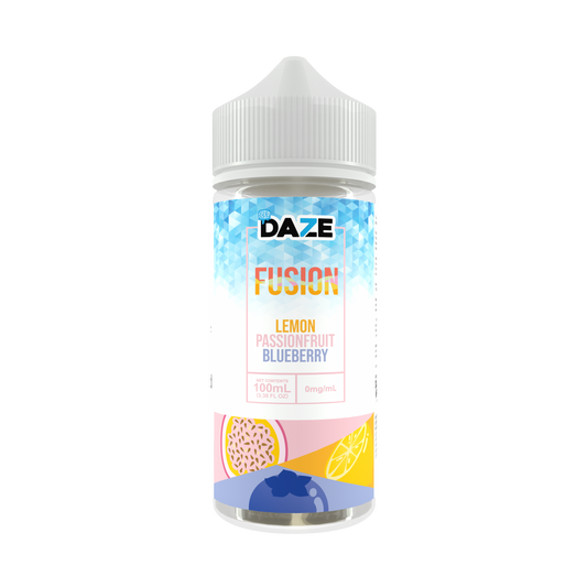 7 Daze Fusion Lemon Passion fruit Blueberry Ice 100ml E-Liquid