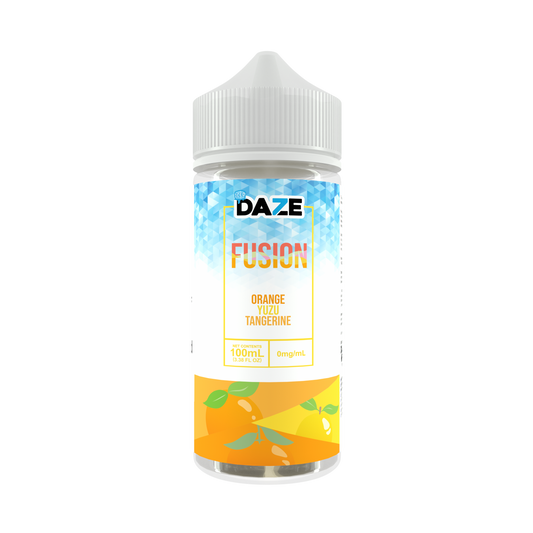 7 Daze Fusion Orange Yuzu Tangerine Ice 100ml E-Liquid