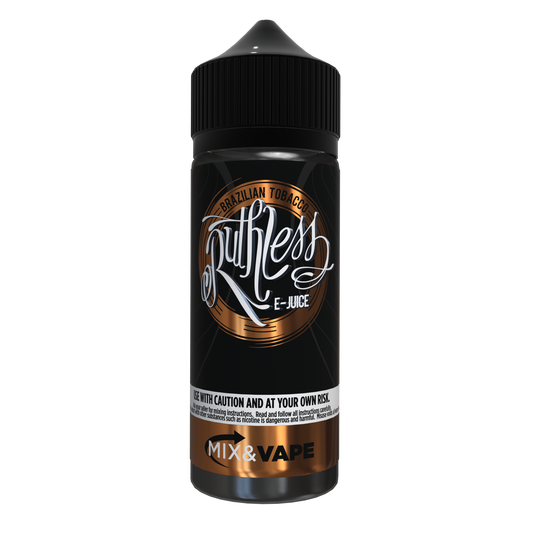 Ruthless Mix n Vape Brazillian Tobacco 120ml Shortfill