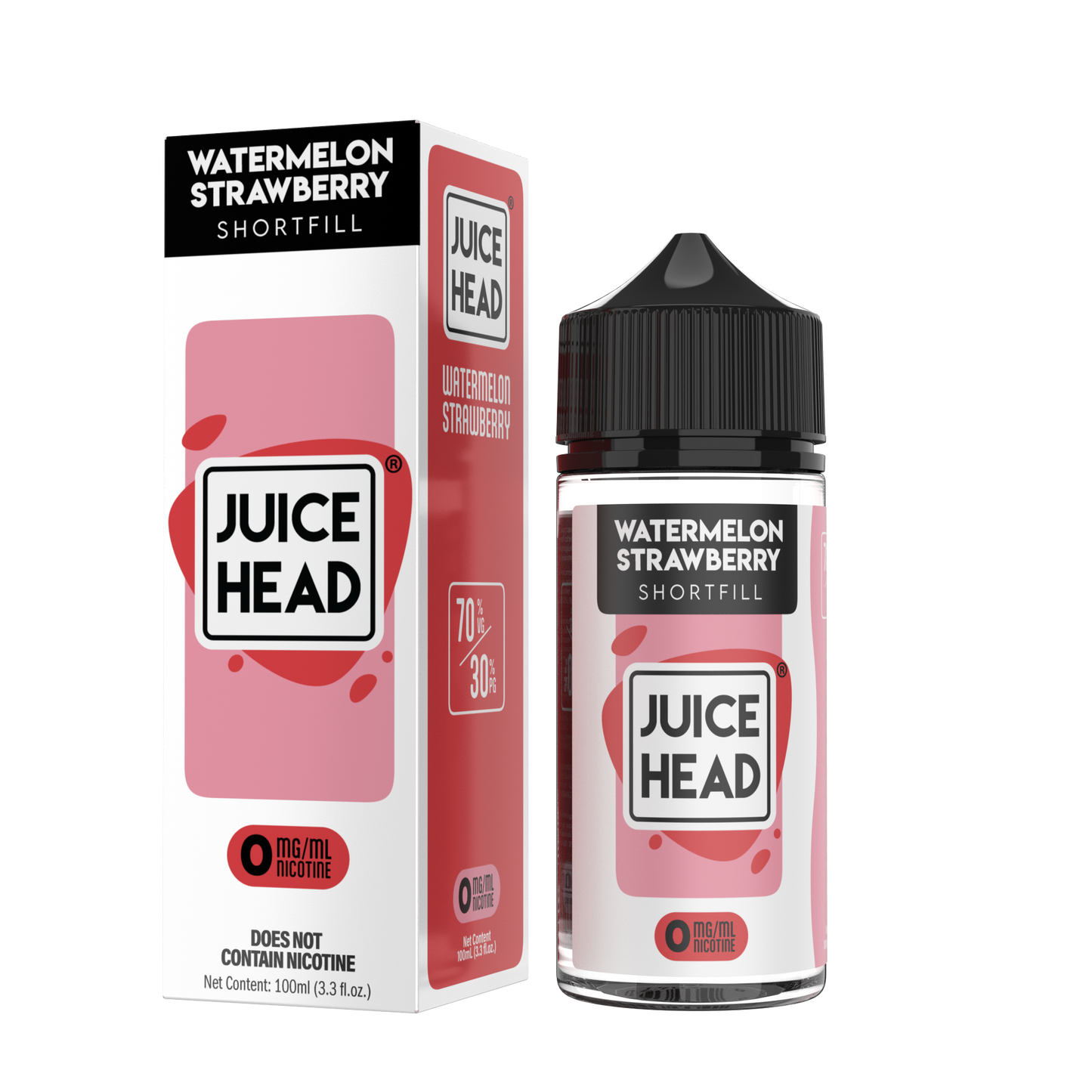 Watermelon Strawberry Freebase E-Juice by Juice Head 100mL
