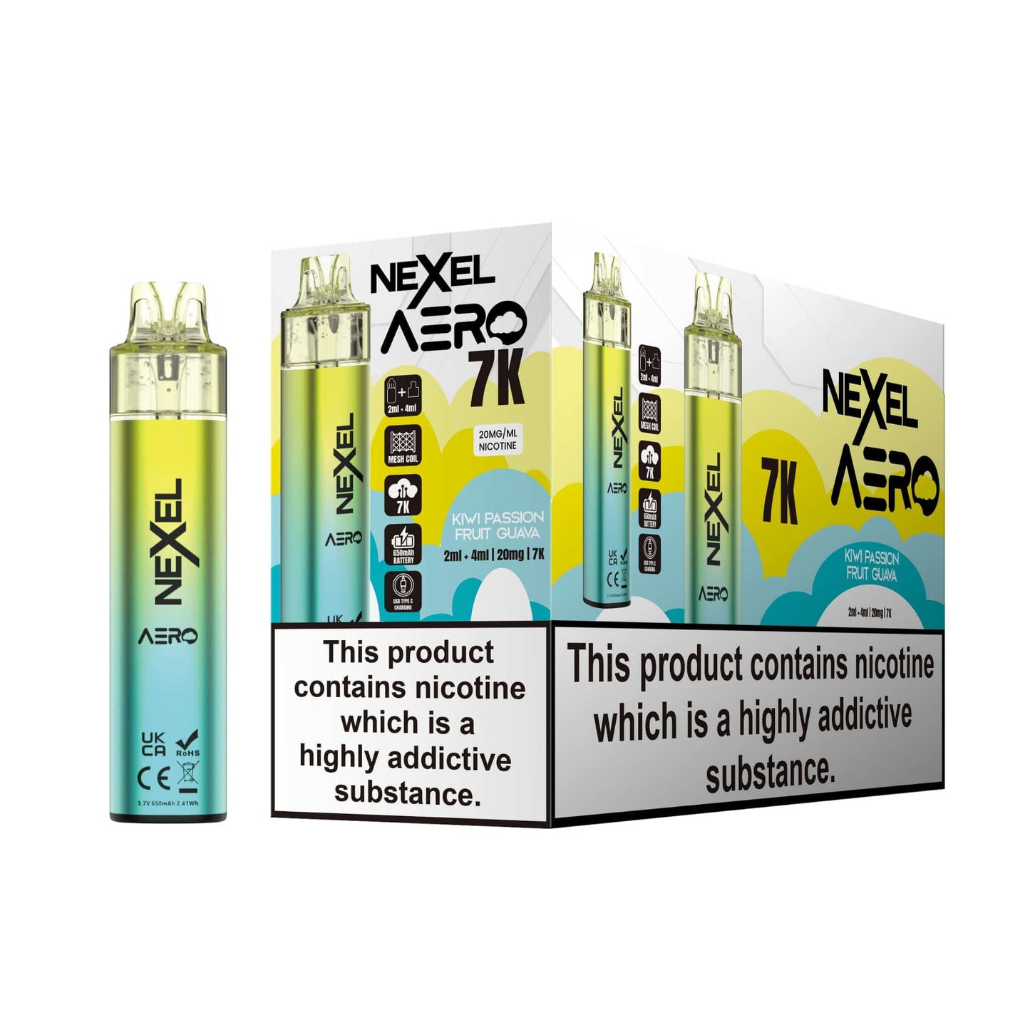 Nexel Aero 7K Pod Kit | Fresh Mint
