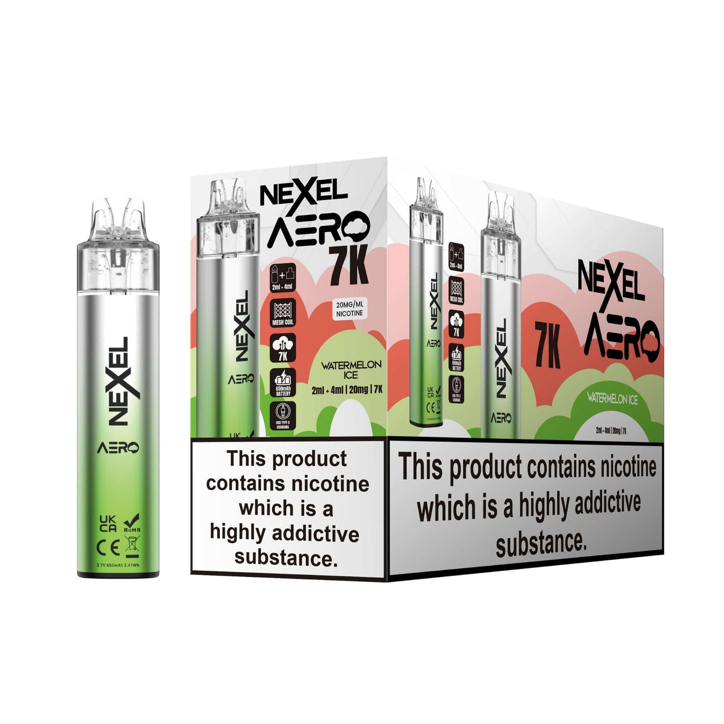 Nexel Aero 7K Pod | Watermelon Ice