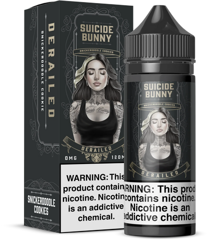 Suicide Bunny Zero Miligram Derailed 100ml Shortfill