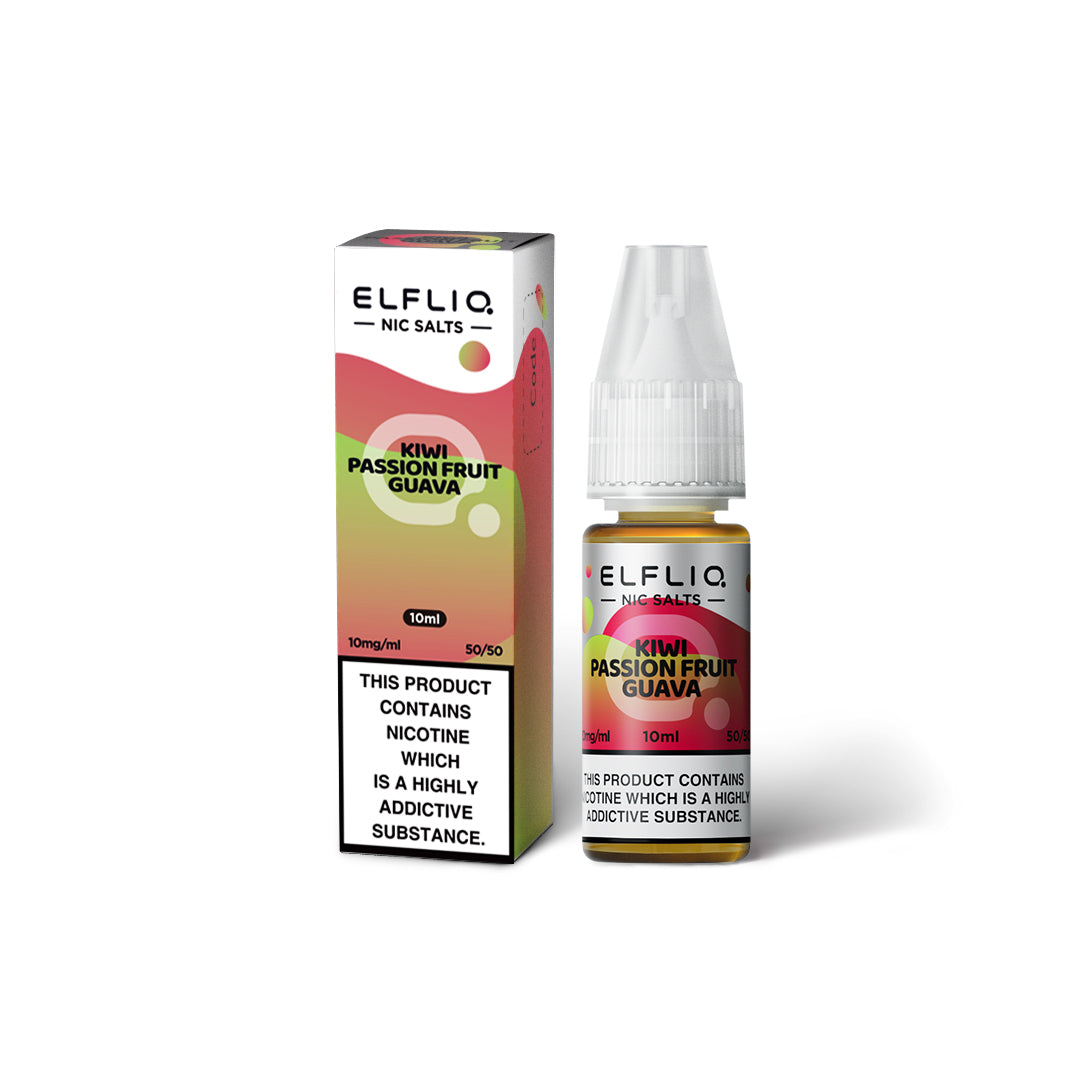 Elfliq Kiwi Passion Fruit Guava10ml Nic Salt
