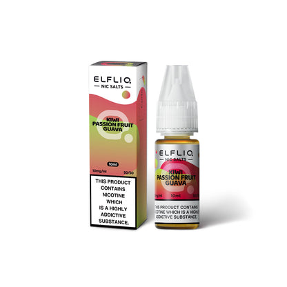 Elfliq Kiwi Passion Fruit Guava10ml Nic Salt