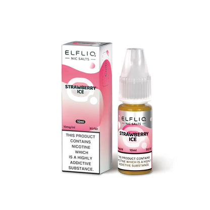Elfliq Strawberry Ice 10ml Nic Salt